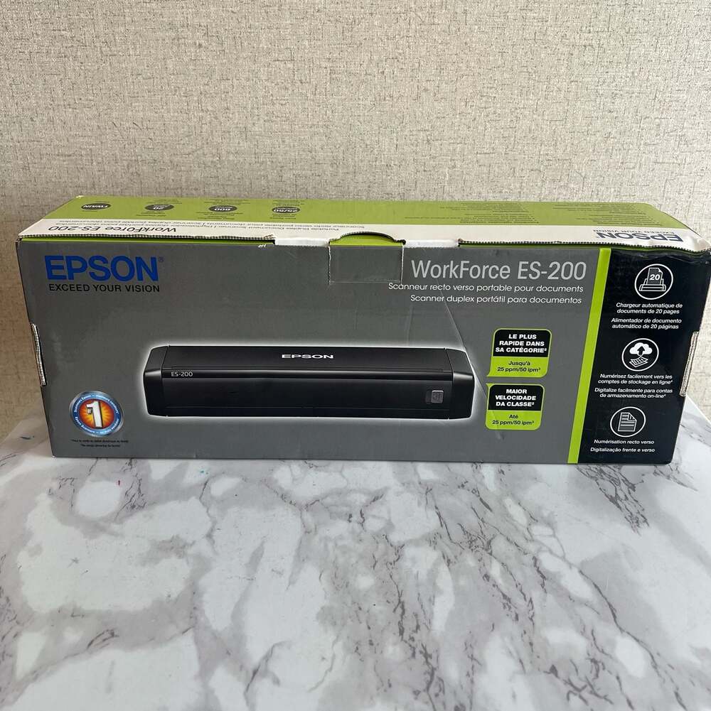 Epson WorkForce ES-200 Portable Duplex Document Scanner
